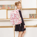Backpack for Girls 3pcs Set Kids Backpack with Lunch Box Students Kawaii Book Bag for Elementary Primary Middle School Bags - Ita Backpack - Strawberry