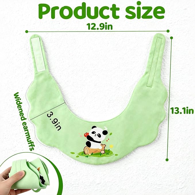 Baby Shower Cap Shield - Adjustable Waterproof Shower Visor for Kids, Soft Baby Hair Washing Shield with Ear Protection, Perfect for Toddlers & Children (giant panda)