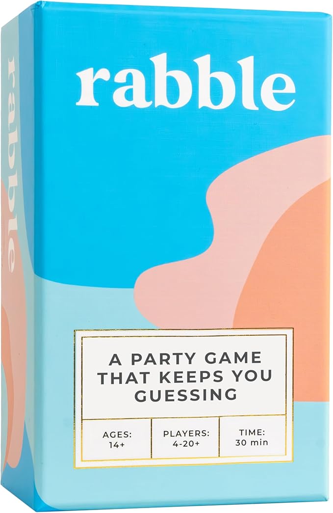 Rabble - A Party Game That Keeps You Guessing | 4-20+ Players, Party Games for Adults, Teens, Family, Friends, Large Group, Game Night, Bachelorette Party, Adult Party Games