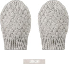 Baby Knit Mittens Toddler Boys Girls Gloves Winter Infant Newborn No Scratch Mitten 0-3 Years