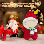 5 Complete Style Clothes Sets for 17cm Dolls - Hat & Overalls Dress Up Outfit for 17cm 15cm Dolls,Designer Outfits Bundle with Luxury/Cute/Sporty Themes, Gift for Doll Lovers (Christmas, 17cm/15cm)