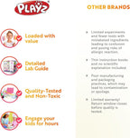 Playz Edible Exploding Candy Making Science Kit for Kids Ages 8-12 Years Old - Food Science Chemistry Kid Science Kit with 29 Experiments, Educational Science Kits for Boy & Girls