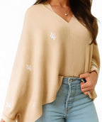 Breathable Nursing Cover Poncho – Stylish Multi-Use Breastfeeding Scarf, Car Seat Cover & Baby Blanket for Modern Moms