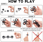 6 Pcs Magnetic Rings Fidget Toys for Teens, Adults & Kids|Easter Basket Stuffers|ADHD Fidget Toy Pack for Anxiety Relief,Coolest Gifts for Teen Boys,Birthday Gifts for 8 9 10 11+ Year Old Boy & Girl