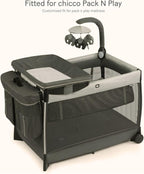 lulumoon Pack and Play Sheets Muslin: Cotton Fitted Sheets for Chicco Pack N Play - Soft Playard Sheets for Boys and Girls 2Pack