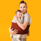 TKKOK Baby Wrap Carrier, Unisex Baby Carrier, Lightweight & Ultra Soft, Easy to Wear Baby Wrap, Perfect for Newborn Toddlers