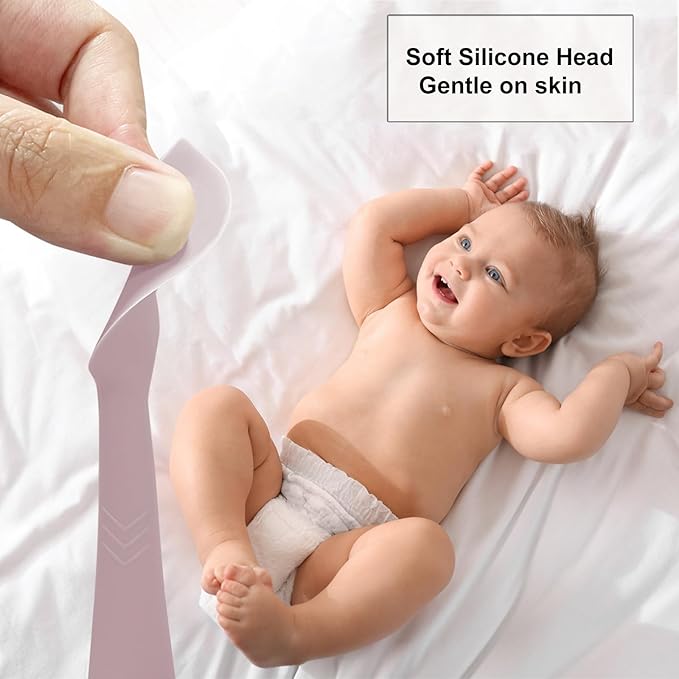 Diaper Cream Spatula Applicator, Baby Butt Paste Spatula for Newborn Babies, Diaper Cream Brush Suitable for Aquaphor Desitin