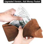 Passport Holder Cover Wallet Travel Essentials Leather Rfid Blocking Case Vacation Luggage Must Haves Travel Accessories for Men Women (120#Brown)