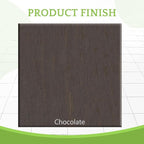 Full-Size Conversion Kit Bed Rails Compatible with Delta Children Convertible Cribs - Solid Wood Rail #0050 - Toddler & Adult Bed Rail for Full-Size Beds - Baby Furniture (Chocolate - 204)