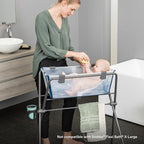 Stokke Flexi Bath Stand, Grey - Not Compatible with Flexi Bath X-Large - Best for Newborns Up to 21 lbs