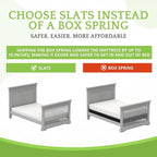 Full-Size Conversion Kit Bed Rails Compatible with Delta Children Convertible Cribs - Solid Wood Rail #0050 - Toddler & Adult Bed Rail for Full-Size Beds - Baby Furniture (Rustic Grey - 084)