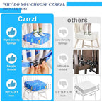 Toddler Booster Seat for Dining Table Cartoon Stronger Support Baby Kids Booster Seat for Dining Table Washable 2 Safer Straps Non-Slip Bottom Portable Increasing Cushion for Travel Home