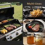 0.5 Seconds Rechargeable Instant Read Meat Thermometer for Cooking, INKBIRD Digital Food Thermometer with VA LCD Screen -58.0℉~572℉ Waterproof Kitchen Thermometer with Magnet, Candy Grill BBQ Frying