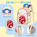 SUN EIGHT Toddler Backpack for Girls Kids Backpack Cute 3D Cartoon School Bag for Baby Girl Boy 2-5 Years (90352-Bear)