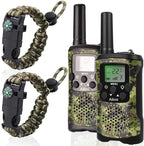 Gifts for Kids Aged 5-12 Boy Toys Kids Walkie Talkies 22 Channel 2 Way Radio 3 Miles Long Range fit Outdoor Adventure Hunt Game Camp Toys for Boys 6 7 8 9 Years Old Gifts for Boys
