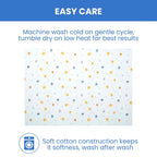 Delta Children Fitted Crib Sheets for Girls and Boys - Crib Sheet for Standard Crib and Toddler Mattresses - 28x52 Inch (Pack of 2), Space Exploration