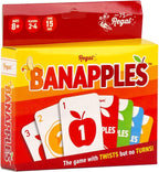 Regal Games Banapples Fun Card Game Set for Kids, Teens & Adults - 2-4 Player Card Games - Fun & Travel Playing Cards for Game Night (4 Decks, 40 Cards Each)