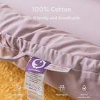 Infant Lounger, Baby Nest Cover for Baby Girls & Boys, Newborn Essentials for Baby 0-12 Months, 100% Cotton Breathable, Co Sleeper Portable Travel Bed (LavenderBlush, Cotton)