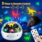 PIKOY Baby Sensory Toys 3-6 Months,93 Lighting Mode Baby Sensory Toys 6-12 Months,360° Rotate Kids Sensory Toys for Autism,Dimmable+Timer+Remote 1 Year Old Boy Gifts 1 Year Old Girl Gifts