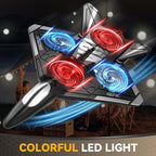 4DRC V31 Foam RC Planes Remote Control Airplanes for Kids Adults 4-7 8-16, Remote Control Planes Fighter Jet with Light, 360° Flip Fighter Jet Toy, Gravity Sensing, Stunt Roll, Gifts for Kids Boys