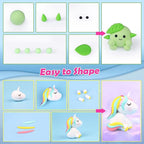 Modeling Clay Kit - 40 Colors Air Dry Clay DIY Molding Clay with Tools, Kids Art Crafts Gift for Boys & Girls Age 3-12 Year Olds