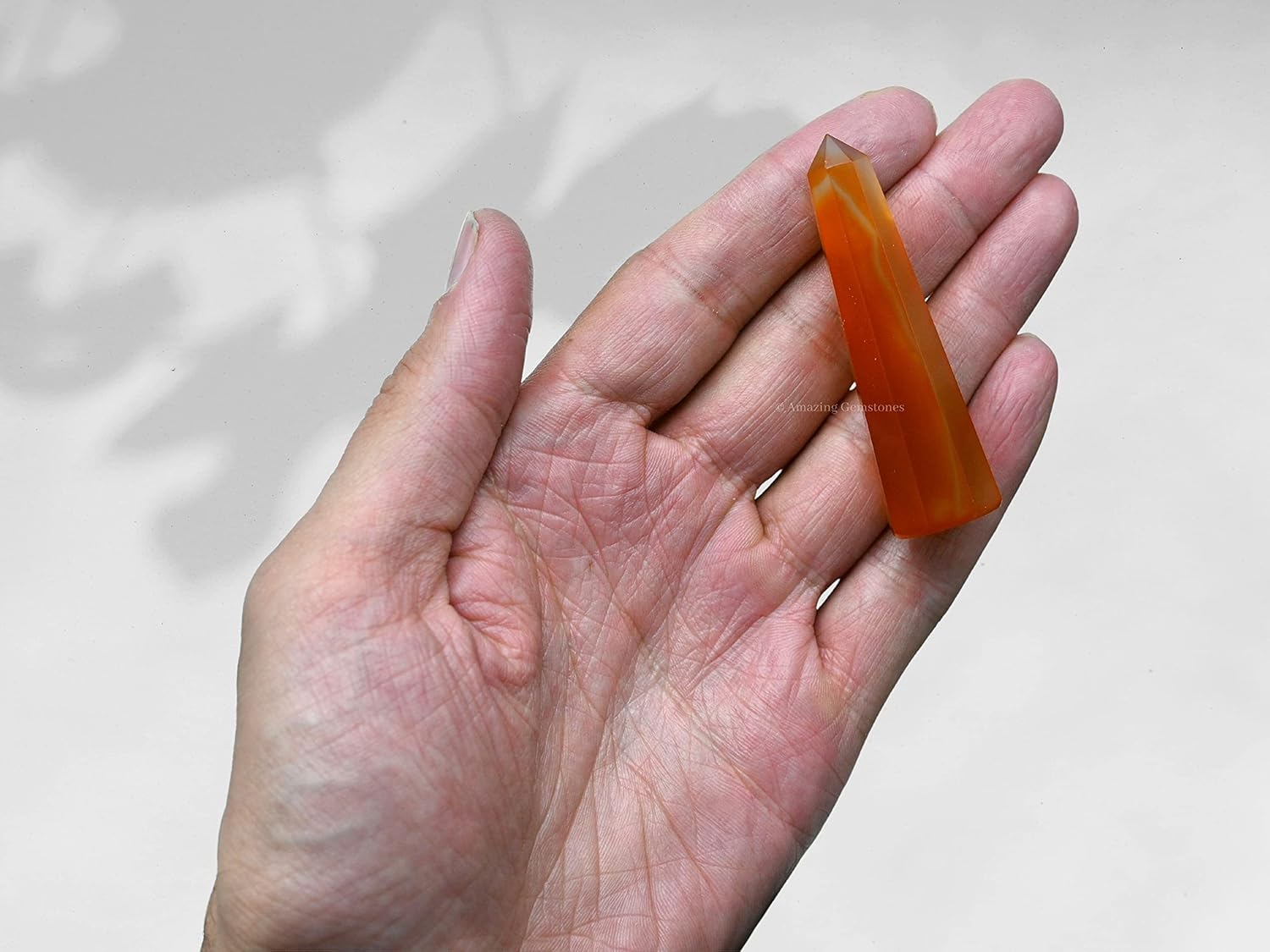 Amazing Gemstone Carnelian Onyx Crystal Towers ~ Natural Healing Crystal Point Obelisk for Reiki Healing and Crystal Grid (2 to 3 INCH)