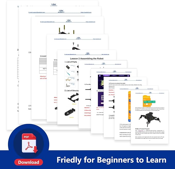 STEM Toys Programmable Bionic Spider Robot Kit, Science Kit for Kids Age 8-12, Teens DIY Robotics Building Toy, Walking Crawling, App Remote Control, Boys Gift Girls Adults Birthday