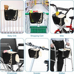 Accmor Stroller Cup Holder Basket, Universal Cup Holder, Bike Bottle Holder, 360° Rotatable Large Caliber Drinks Holder for Stroller, Bike, Wheelchair, Walker