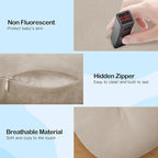 Baby Lounger for Newborn, Bionic Design Baby Lounger, Soft Organic Cotton Breathable Lounger for Infants 0-18 Months (Apricot)