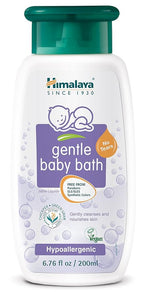 Himalaya Gentle Baby Bath, Gentle, Non-Irritating Cleanser for Nourishing Your Baby's Skin, 6.76 Fl Oz (Pack of 3)