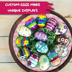 The Eggmazing Egg Decorator Easter Egg-cessory Pack - Accessory Pack for Egg Decorating - Markers, Adhesive Jewels and Foam Stickers - Arts and Crafts Kit