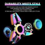 SCIONE Metal Fidget Spinner for Kid Adult,Sensory Hand Fidget Toy 7 Pack-Anxiety Toys Stress Relief Reducer-Party Favors,Return Gifts for kids Birthday,Goodie Bag Stuffers,Classroom Prizes