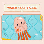 Baby Play Mat - Thicken 50x50 Inch Soft Foam Crawling Mat for Playpen & Floor, Non-Slip Waterproof Playmats for Infants & Toddlers, Portable Foldable & Machine Washable, Ocean World