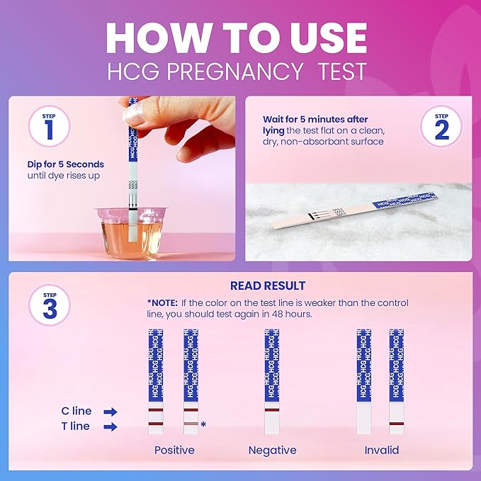 Pelvana Pregnancy and Ovulation Test Strips Combo Kit - 25 LH Fertility Test Strips + 10 Pregnancy HCG Checker Kits - Identify Your Peak Fertility Days - Easy at Home Ovulation Tests (35 Piece Kit)