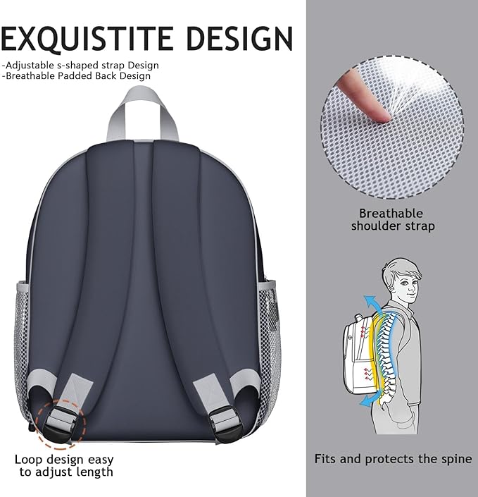 Toddler Backpack for Boys 3-8: Preschool Kindergarten Backpack - Cute Kids Backpacks for Boys-Robot