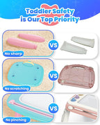 Magnetic Drawing Board, Toddler Girl Toy for 1-2 Year Old, Doodle Board Pad Learning and Educational Kids Toy for 1 2 3 Year Old Baby Girl Birthday - Mint Blue