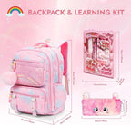 Aesthetic Kawaii Rainbow Backpack
