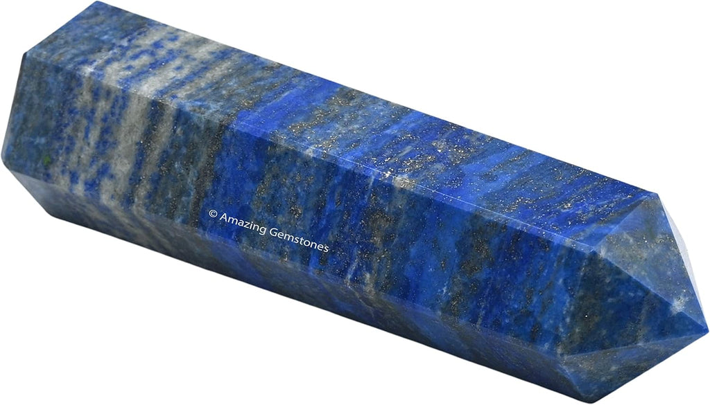 Amazing Gemstone Large Lapis Lazuli Crystal Towers ~ Natural Healing Crystal Point Obelisk for Reiki Healing and Crystal Grid (5.5 to 6 INCH)