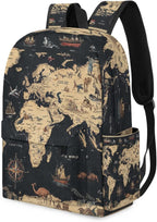 Toddler Backpack for Boys Kids, Cute Preschool Kindergarten School Bags for Girls Bookbag Daycare Travel Daypack, 15 Inch(World Map)