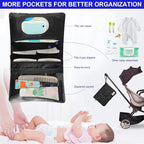 Diaper Bag Tote: Mommy Bag, Baby Bag for Boy and Girl, Mom Hospital Bag, Twins or 2 Kids Diapers Bag