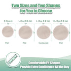 wegreeco Nursing Breast Pads (14 Pack) + Laundry Bag & Travel Storage Bag, 4.7 inch - Washable & Reusable Breastfeeding Nursing Pads (Rose Gold, Large, Plain Shape)