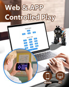 Biped Robot Kit STEM Toys Science Kit for Kids, Bionic Bipedal Robotics Programmable Coding Crafts Set for Arduino ESP32, Birthday Gift for Age 8-12 Boys Girls Teens