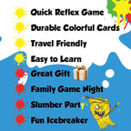 DiDaYo - Fast Paced Family Games, Brain Teaser Card Game for Kids 8-12, Ideal Speed Color Game for Teens and Adults, Fun Slumber Party Games, 2-8 Players, Travel Friendly