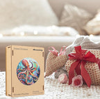 Wooden Puzzle for Adults 200pcs, Octopus Wooden Jigsaw Puzzles, Unique Shape Animal Adult Puzzles, Irregular Wood Puzzles Best Gift for Adults and Kids Family Game(11.2 * 11.2 in)