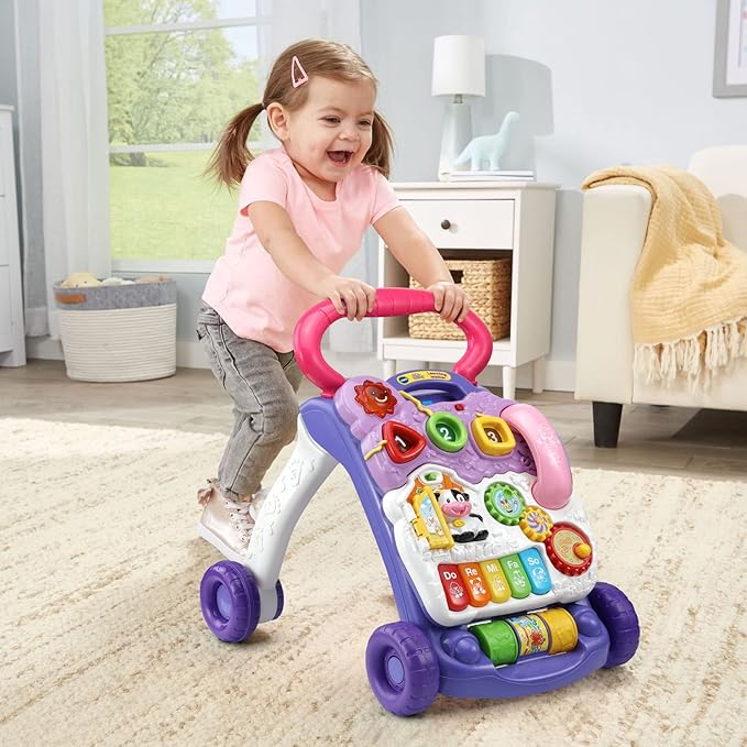VTech Sit-to-Stand Learning Walker (Frustration Free Packaging), Lavender
