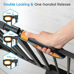 Gate for Baby Indoor 29-57'' Wide, Adjustable Safety Gate for Stairs No Drilling Baby Gate with Door Pet Pressure Mount Gate for Kids Dogs Extension Kit Stairway Doorway Black (30.5'' Tall)