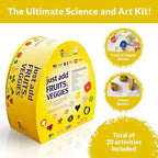 STEM Toys by Griddly Games - Art & Science Kits for Kids Age 8-12 Fun & Educational Science Toys, Engaging Kids Activity Kit, Perfect Science Kit for Hands-on Learning (Just Add Fruits & Veggies)