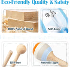 Drum Set for Boys - Toys for 2 3 Year Old Boy Birthday Gifts - Wooden Montessori Musical Instruments for Toddlers 2-4, Preschool Musical Toys with Snare Drum for Kids Age 3-5