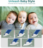 Baby Hair Clippers, Quiet & Dual-Mode Hair Cutting for 0-12, Waterproof Rechargeable & Cordless Hair Trimmer for Infant Toddler & Kids