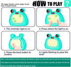 Quick Push Game Console,Puzzle Game Console Machine, Improving The Reaction Ability and Attention,Pop Game Sensory Fidget Toys (Blue)